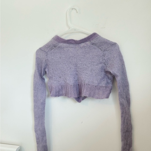 ACNE STUDIOS Kodilia Crop Mohair Blend Cardigan SMALL - Picture 4 of 4